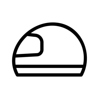 Motosiklet kask kutsal kişilerin resmi, vektör çizim 