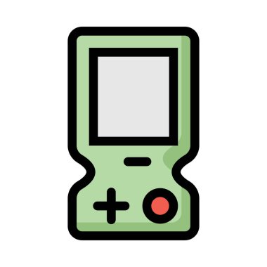 oyun pod simge vektör çizim 