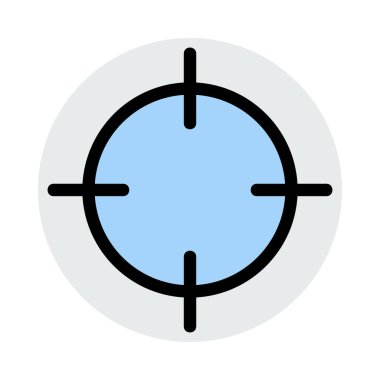 hedef simge vektör illüstrasyonu 