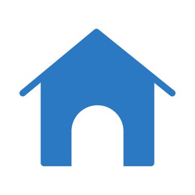 ev web simgesi, vektör illüstrasyonu 