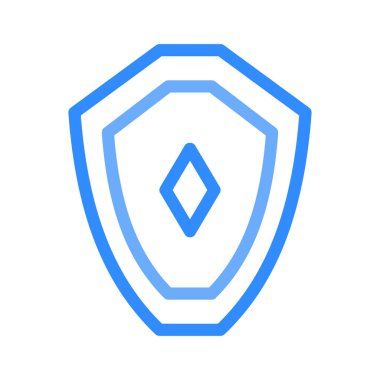 kalkan kutsal kişilerin resmi, işaret, vektör çizim 