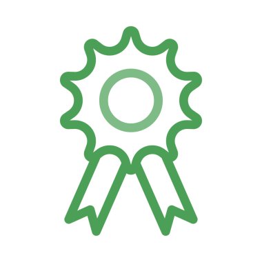 Ödülü basit simgesi, vektör çizim 