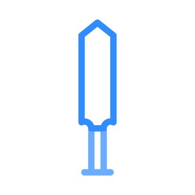 kriket sopası simge vektör çizim 