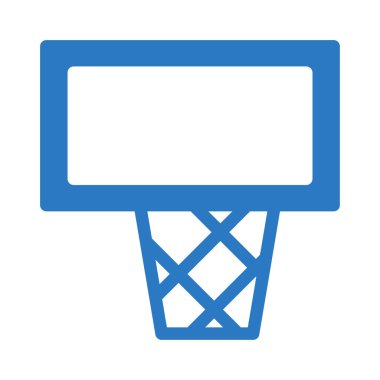 basketbol çember düz simgesi, vektör, illüstrasyon