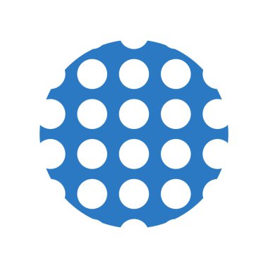 Golf topu ikonu vektör illüstrasyonu 