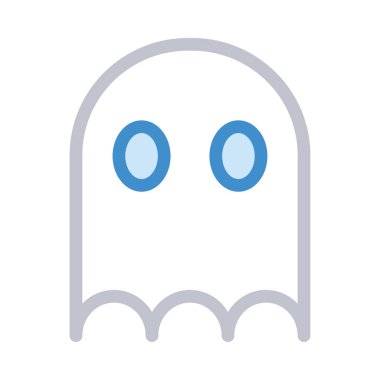 hayalet simgesi vektör illüstrasyonu 