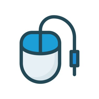 bilgisayar fare simgesi vektör illüstrasyonu 