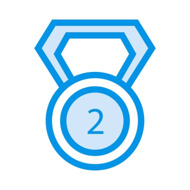 madalya simgesi, işareti, vektör halat 