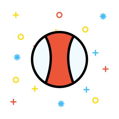 topu simge vektör çizim. Spor