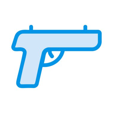 silah simgesi vektör illüstrasyonu 