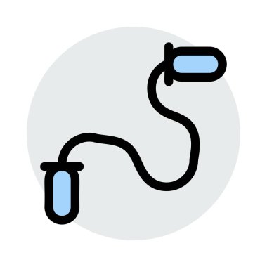 atlama ipi web simgesi, illüstrasyon vektör 