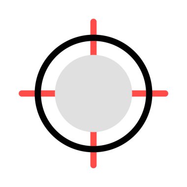 hedef simge vektör illüstrasyonu 