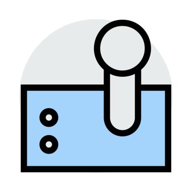 joystick simgesi vektör illüstrasyonu 