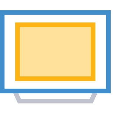 Ekran simge vektör çizim 