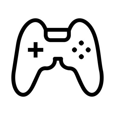 Video oyun konsolu kutsal kişilerin resmi, vektör çizim 