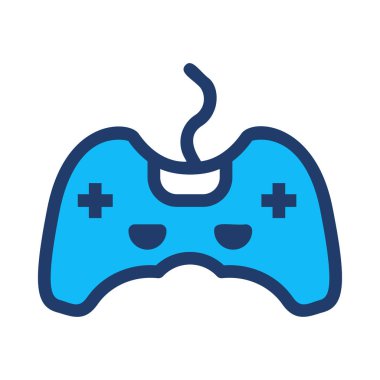 Video oyun konsolu kutsal kişilerin resmi, vektör çizim 