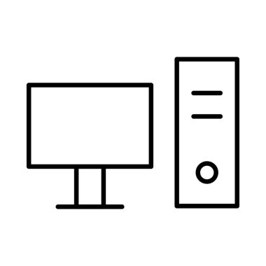 bilgisayar simgesi vektör illüstrasyonu 