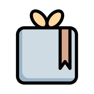 hediye simgesi vektör illüstrasyonu 