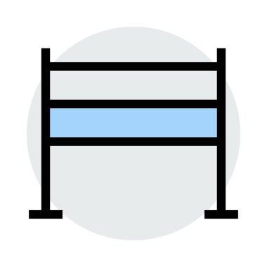 voleybol net simge vektör çizim  