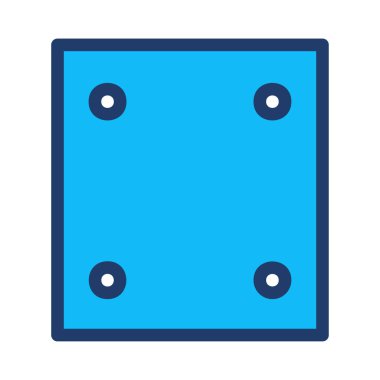 zar simgesi vektör illüstrasyonu 