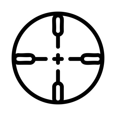 hedef simge vektör illüstrasyonu 