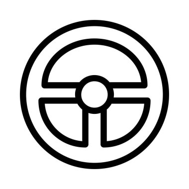 Tekerlek simgesi vektör illüstrasyonu 