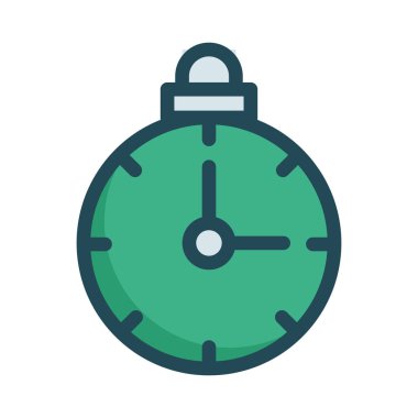 kronometre simgesi, vektör illüstrasyonu 