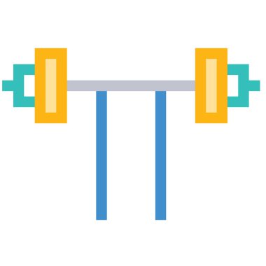 Halter simgesi, spor vektör çizim 