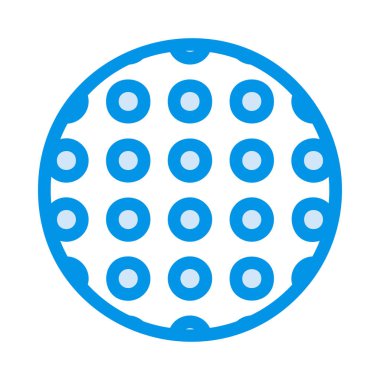 Daire simge vektör çizim. Top