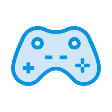 Video oyun konsolu kutsal kişilerin resmi, vektör çizim 