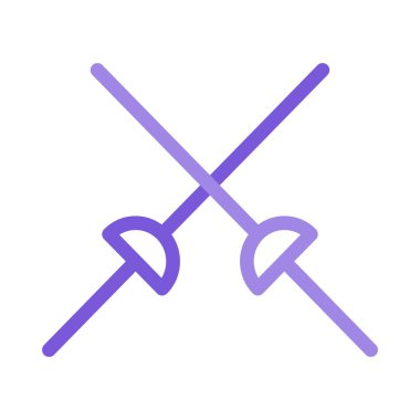 kılıç simgesi vektör illüstrasyonu 