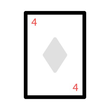 elmas kart vektör çizim 