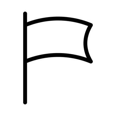 bayrak ikonu vektör illüstrasyonu 