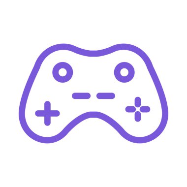 Video oyun konsolu kutsal kişilerin resmi, vektör çizim 