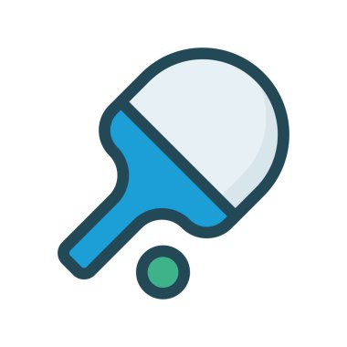 Tenis raket ve top vektör çizim 