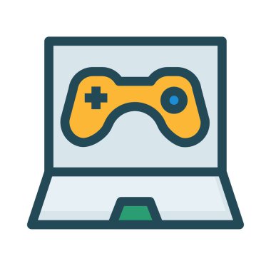 oyun pod simge vektör çizim 