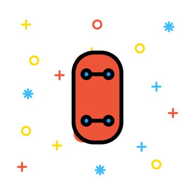 düğme simgesi vektör illüstrasyonu 