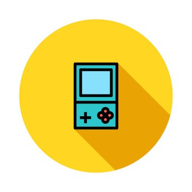 Beyaz arka plan, vektör, illüstrasyon izole tetris lat simgesini