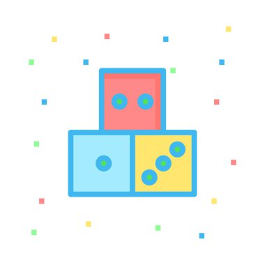 zar simgesi vektör illüstrasyonu 