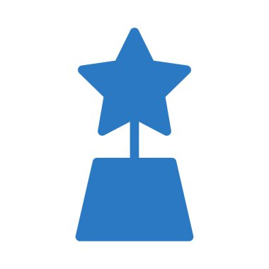 Anıt yıldız simgesi vektör çizim ile 