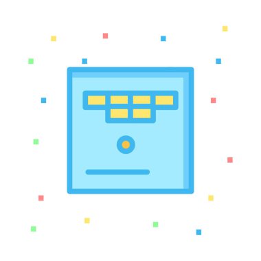 oyun simgesi vektör çizimi 