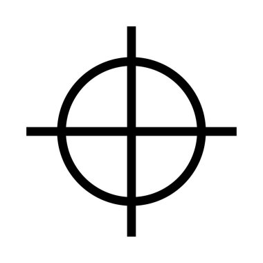 hedef simge vektör illüstrasyonu 