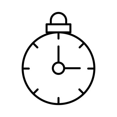kronometre simgesi, vektör illüstrasyonu 
