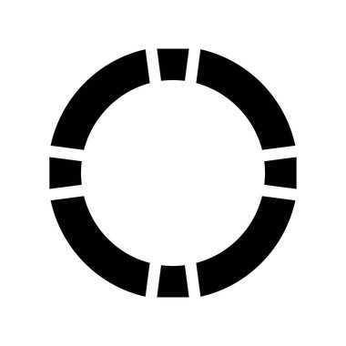 Yaşam şamandırası ikon vektör çizimi 