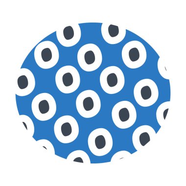 Daire simge vektör çizim. Top