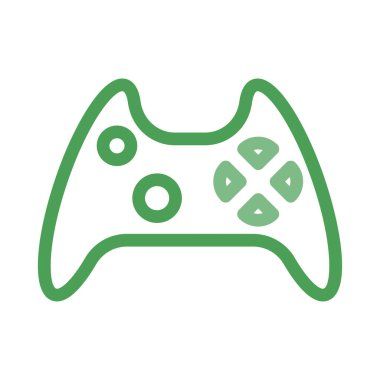 Video oyunu simgesi, vektör illüstrasyonu 