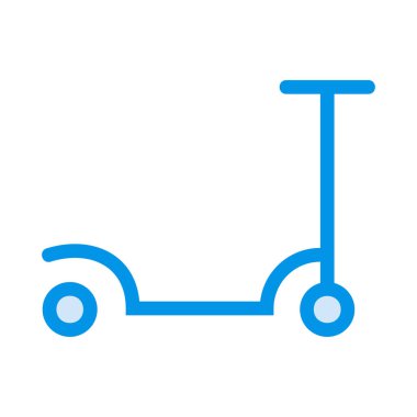 scooter simgesi vektör illüstrasyonu 