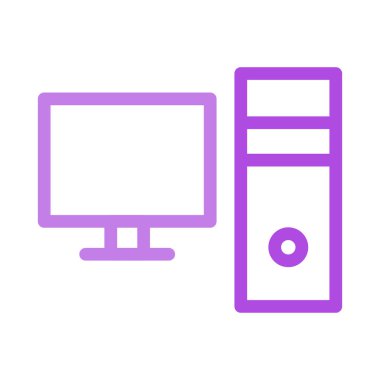 bilgisayar simgesi vektör illüstrasyonu 