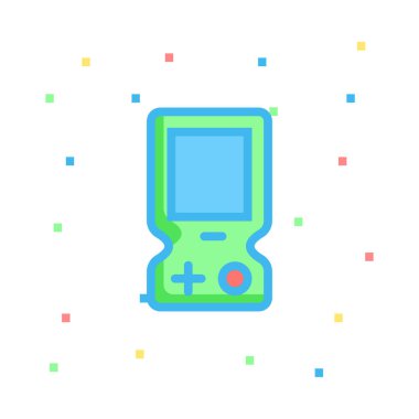 oyun pod simge vektör çizim 