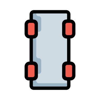 oyun çizgi simge vektör çizim 